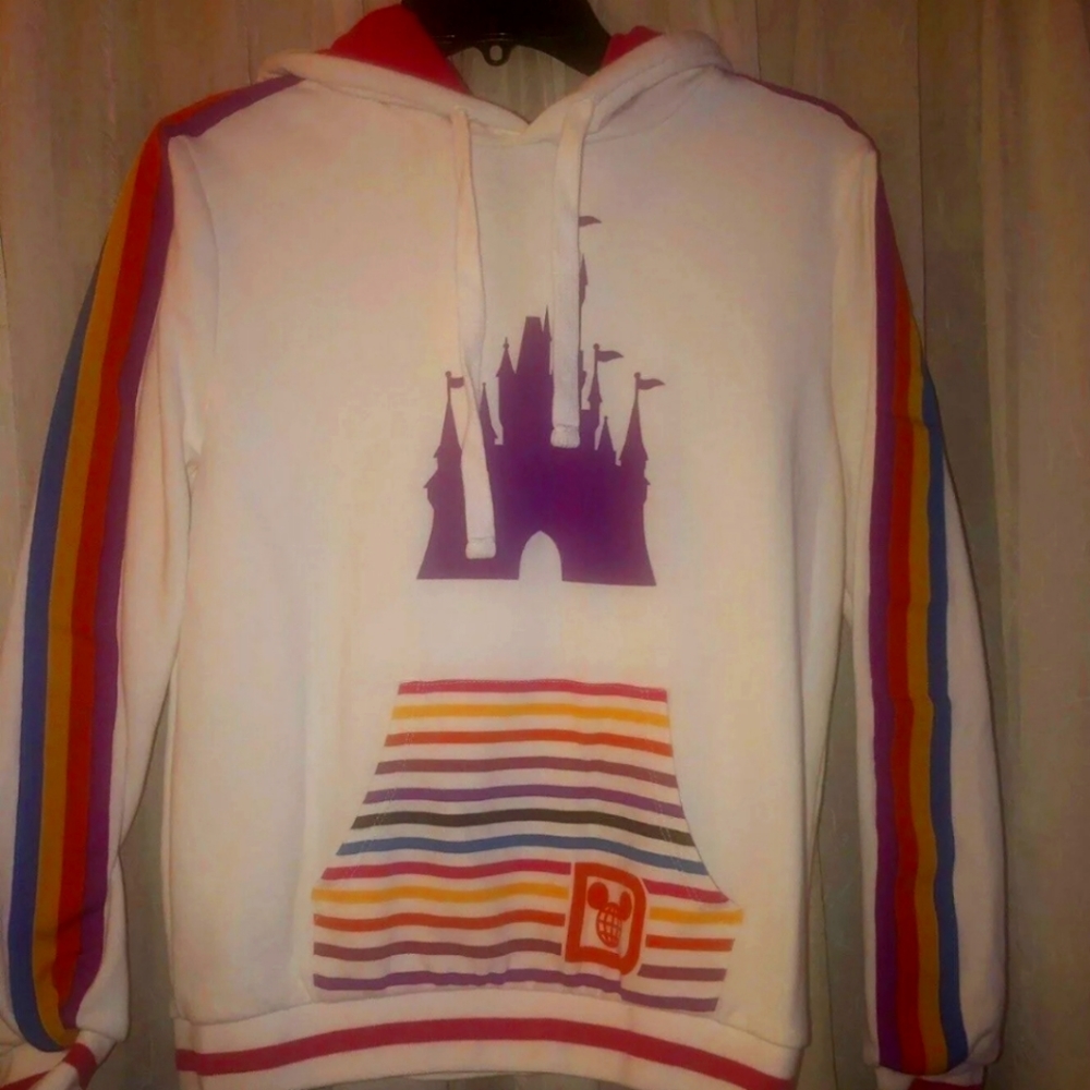 Disney rainbow vintage hoodie
